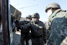 육군20기갑여단 주야간 혹한기 전술훈련