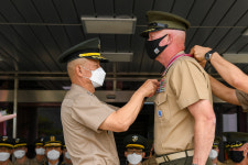 브래들리 제임스 주한 미 해병부대 사령관에 보국훈장 천수장