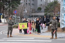 무사고 달성 기념 교통지도 봉사 활동