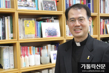 광주가톨릭대학교 제8대 총장에 취임한 김혁태 신부