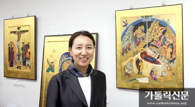 대림과 성탄 주제로 이콘전 갖는 양희진 작가