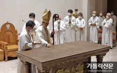 안동교구 50주년 기념 갈전마티아본당 새 성당 봉헌