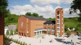 수원교구 봉담본당, 새 성당 기공식…2027년 1월 완공