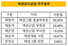 [더벨]애경유지공업, 계열사 지분 자금줄로 활용