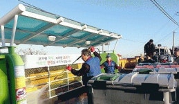 바살기운동건입동위원회 클린하우스 세척