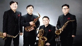 색소폰 4중주단 노고록앙상블 첫 공연
