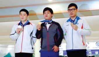 전국체전 첫 금메달 주인공은 '제주 이승우'