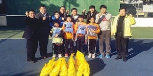 서귀포시스포츠클럽, 신례초에 물품 지원