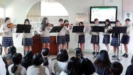 서귀포여중 슬가람악단 작은 음악회