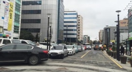 차없는 거리 제주 칠성로 주말 불법주차 몸살 