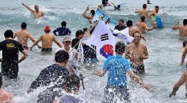 서귀포 겨울바다로 풍덩!  