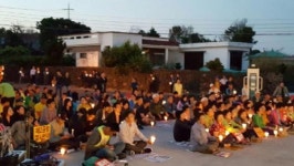 제2공항난산리비상대책위원회 난산리 촛불집회 열려