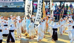한국민속예술축제 충남 논산두레풍장 대상