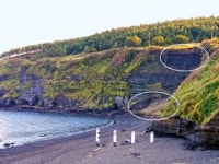 제주 송악산 해안절벽 침식에 동굴진지도 위태