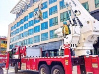 동부소방서·유탑유블레스호텔 합동훈련