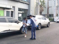 서홍동주차개선추진위 주·정차 계도 홍보
