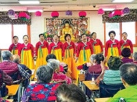 제주성산한마음민속회 요양시설 공연