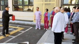 아라119센터 아라요양원 합동 훈련