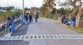 봉개동 설맞이 범시민 대청소 실시