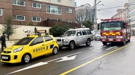 제주소방서·행정시 합동 주정차 단속