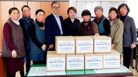 한짓골생협 칠성로상점가에 마스크 지원