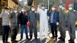 동홍동주민자치위 코로나19 방역소독