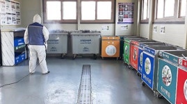 성산읍 다중이용시설 내·외부 방역활동