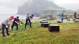 성산리마을회·청년회 예초작업 실시