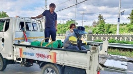 영평상동청년회 여름철 방역활동 전개