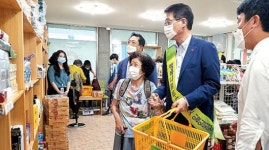 서귀포시장 푸드마켓서 현장행정 활동