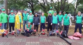 이도2동새마을지도자협 우여천 환경정비