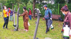 이도1동새마을문고 방역활동 전개