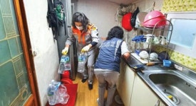 효돈의용소방대 주거환경 개선 봉사