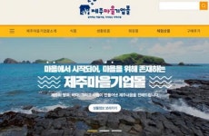 40개 업체 합동 제주마을기업몰 오픈