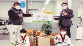 탐라 MTA태권도장 코로나 극복 응원물품