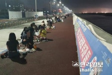 감염 확산 우려 제주 탑동광장 일시 폐쇄되나