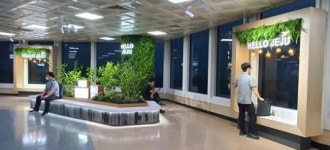 제주공항 국내선 출발대합실에 특화공간 조성
