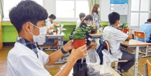 [제주도교육청·한라일보가 함께하는 숲길체험 프로그램] (2)애월중학교