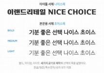 이랜드리테일, 창립 기념 서체 개발