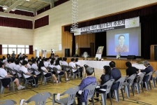 충북 제천상고, 학교부지 기증한 故 이양남 여사 추모제
