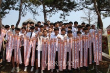 [포토] 광주진흥고, 꿈나무 퍼포먼스 눈길