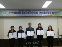 군산대 학생상담센터, 지역사회 위기상담 지원체계 기관과 업무협약 체결