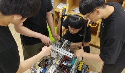 광주 광덕고 SW동아리 OSOF 2021 코리아로봇 챔피언십 경기 부문 2위 수상