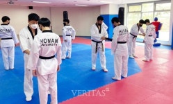 호남대 태권도경호학과, 신입생 띠 수여식