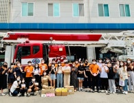 경북 경산여중 지역연계 경산 중등 5개교 연합 봉사활동 진행