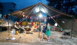 전남 엄다초 학교숲에서 즐기는 우리 가족 행복캠핑