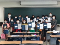 경북교육청 초등학생 대상 1학기 행복한 영어학교수료식