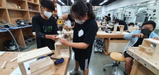 경북 매전중, 1일 메이커 체험교실 참석 