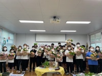 전남 장평중, 장흥농업기술센터와 함께하는 원예활동 생활화 보급 사업