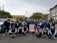 충북 상당고, 상당경찰서와 등굣길 안전동행 캠페인 펼쳐 